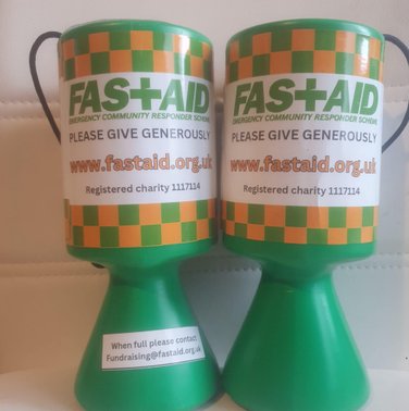collection can, fundraising, FastAid